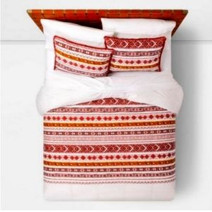 OPALHOUSE JACQUARD STRIPE DUVET COVER SET